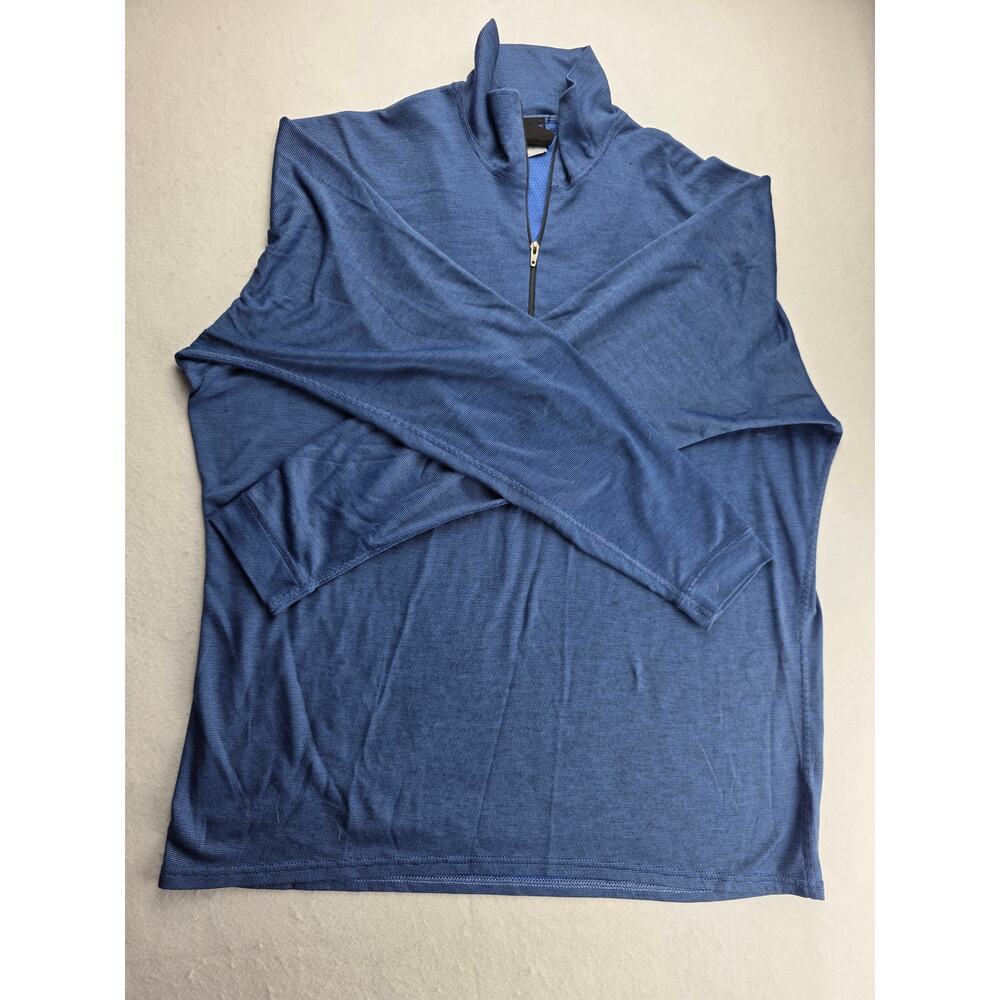Patagonia Blue Capilene 3/4 Zip Pullover Size Large